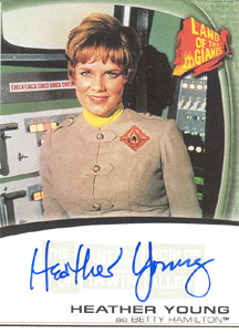 Heather Young as Betty Hamilton Autograph card