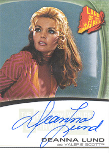 Deanna Lund as Valerie Scott Autograph card