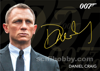 Daniel Craig Gold Signature Series Autograph Card 9-Case Incentive