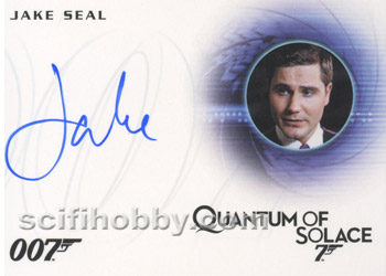 Jake Seal as Bartender in Quantum of Solace Autograph card