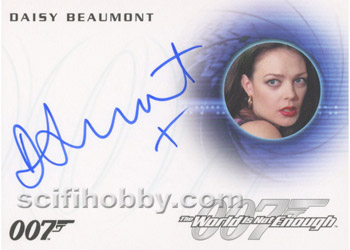 Daisy Beaumont as Nina in The World Is Not Enough Autograph card