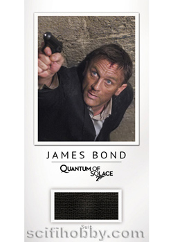 James Bond from Quantum of Solace Relic card
