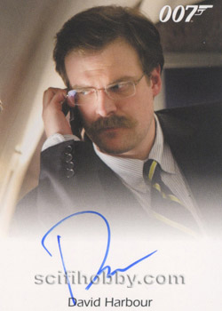 David Harbour as Gregg Beam in Quantum of Solace Autograph card