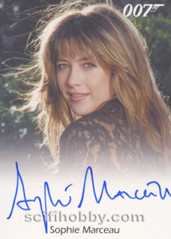 Sophie Marceau as Elektra King in The World Is Not Enough Autograph card