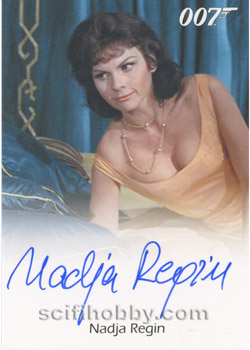 Nadja Regin as Kerim Bayâ€™s Woman in From Russia With Love Autograph card