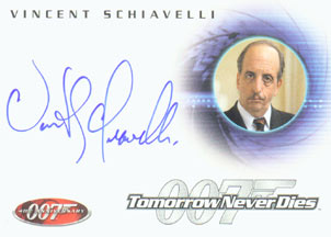 Vincent Schiavelli in Tomorrow Never Dies Autograph card