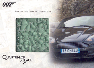 Aston Marton Windshield Relic Card Case Topper Relic Card