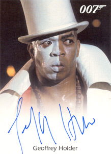 Geoffrey Holder as Baron Samedi in Live and Let Die Autograph card