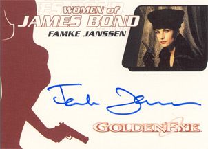 Famke Janssen Autograph Card 6-Case Incentive Autograph