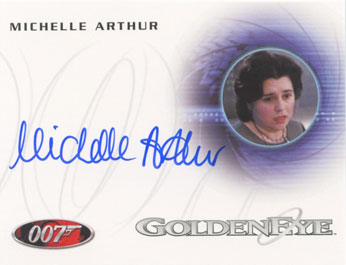 Michelle Arthur Autograph card