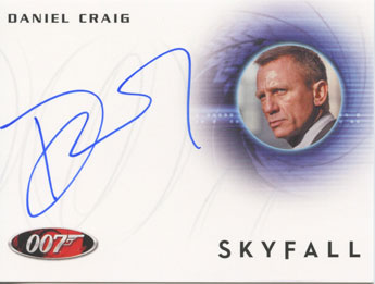Daniel Craig Autograph card