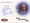 Autograph card  Card number A234