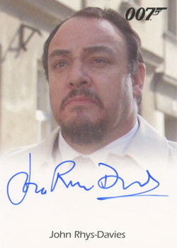 John Rhys-Davies Autograph card