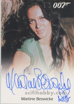 Martine Beswicke in From Russia With Love Autograph card
