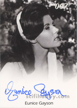 Eunice Gayson in From Russia With Love Autograph card