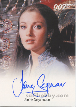 Jane Seymour in Live And Let Die Autograph card