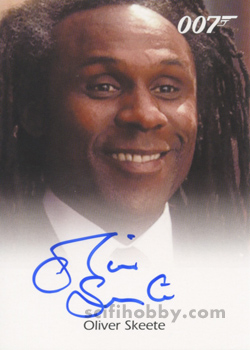 Oliver Skeete in Die Another Day Autograph card