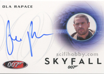 Ola Rapace in Skyfall Autograph card