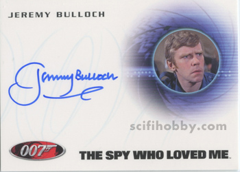 Jeremy Bulloch in The Spy Who Loved Me Autograph card