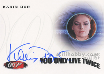 Karin Dor in You Only Live Twice Autograph card
