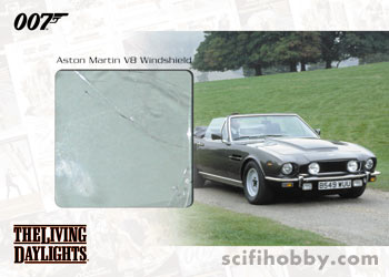 Aston Marton VB windshield from The Living Daylights James Bond Relics