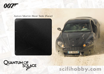 Aston Martin Rear Side Panel from Quantum of Solace James Bond Relics