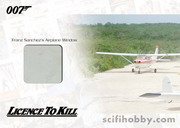 Franz Sanchez's Airplane Window from Licence To Kill James Bond Relics