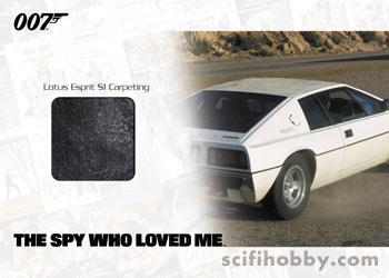 Lotus Esprit S1 Carpeting from The Spy Who Loved Me James Bond Relics