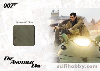 Hovercraft Seat from Die Another Day James Bond Relics