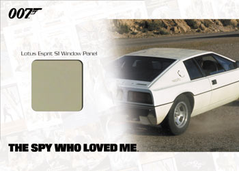 Lotus Esprit S1 Window Pane from The Spy Who Loved Me James Bond Relics