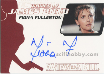 Fiona Fullerton in A View To A Kill Autograph card