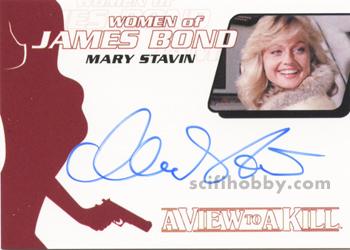 Mary Stavin in A View To A Kill Autograph card