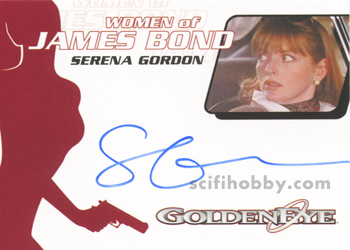 Serena Gordon in GoldenEye Autograph card