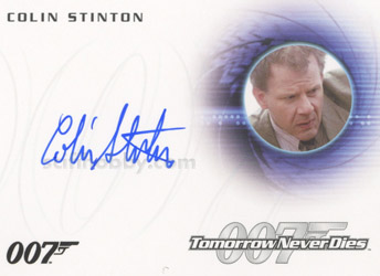 Colin Stinton as Greenwalt in Tomorrow Never Dies Autograph card
