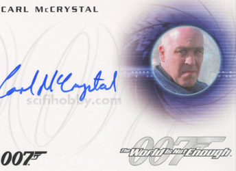Carl McCrystal as Trukhin in The World Is Not Enough Autograph card
