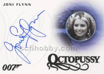 Joni Flynn as Octopussy Girl in Octopussy Autograph card