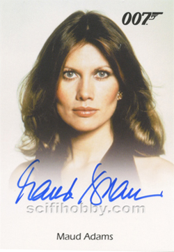 Maud Adams as Andrea Anders in The Man With The Golden Gun Autograph card