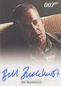 Bill Buckhurst as Ronson in Skyfall Autograph card