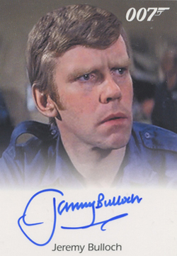 Jeremy Bulloch as Crewman Andrews in The Spy Who Loved Me Autograph card