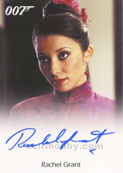 Rachel Grant as Peaceful Fountains of Desire in Die Another Day Autograph card