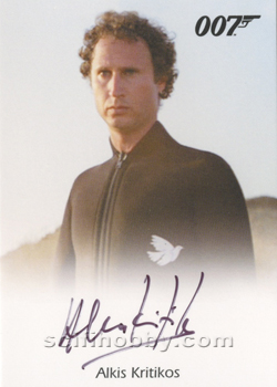 Alkis Kritikos as Santos in For Your Eyes Only Autograph card