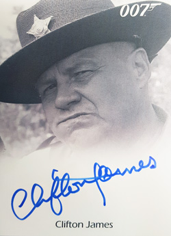 Clifton James Autograph Card Archive Box Exclusive Card