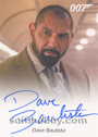 Dave Bautista as Mr. Hinx in SPECTRE Autograph card
