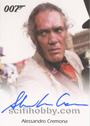 Alessandro Cremona as Marco Sciarra in SPECTRE Autograph card