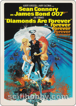 Diamonds Are Forever Metal card