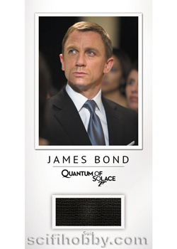 James Bond's Suit from Quantum of Solace Relic card