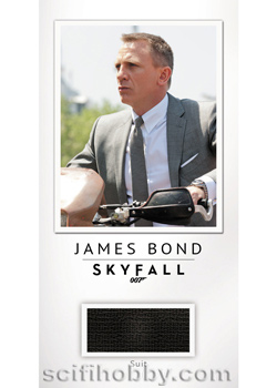 James Bond's Suit from Skyfall Relic card