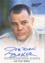 Joe Don Baker as Brad Whitaker in The Living Daylights Autograph card