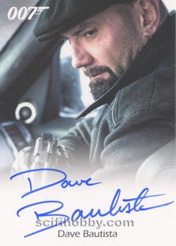 Dave Bautista as Mr. Hinx from SPECTRE Autograph card