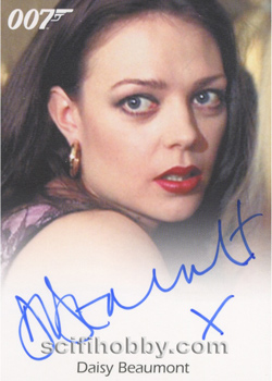 Daisy Beaumont as Nina from The World Is Not Enough Autograph card